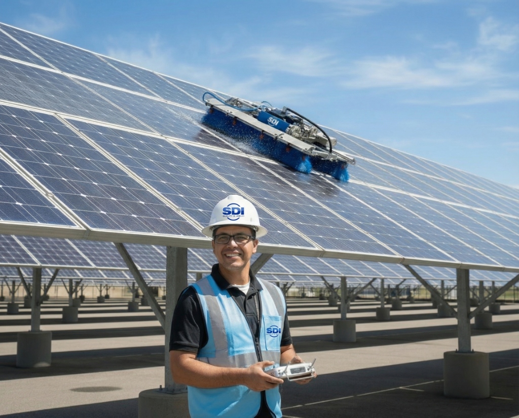 Commercial Solar Cleaning