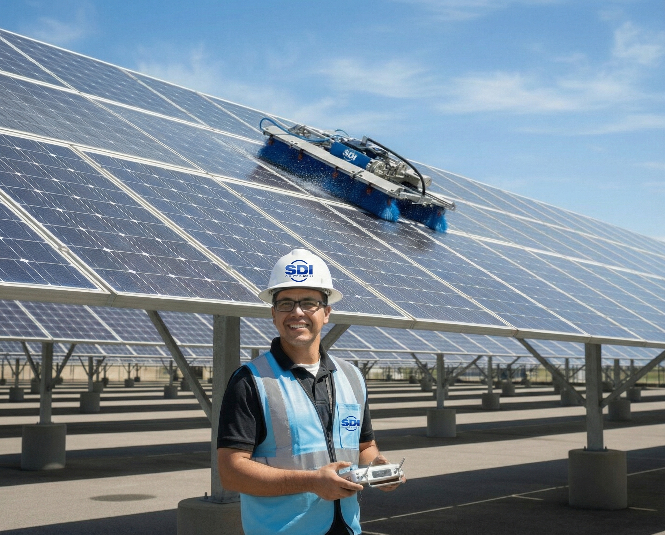 Solar Stack Cleaner Solution Commercial Solar Cleaning | SDI Quality