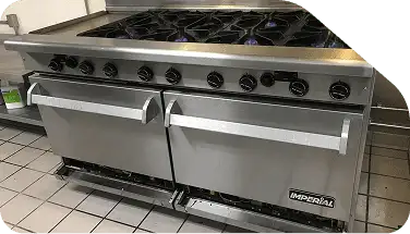 Gas stove cleaning